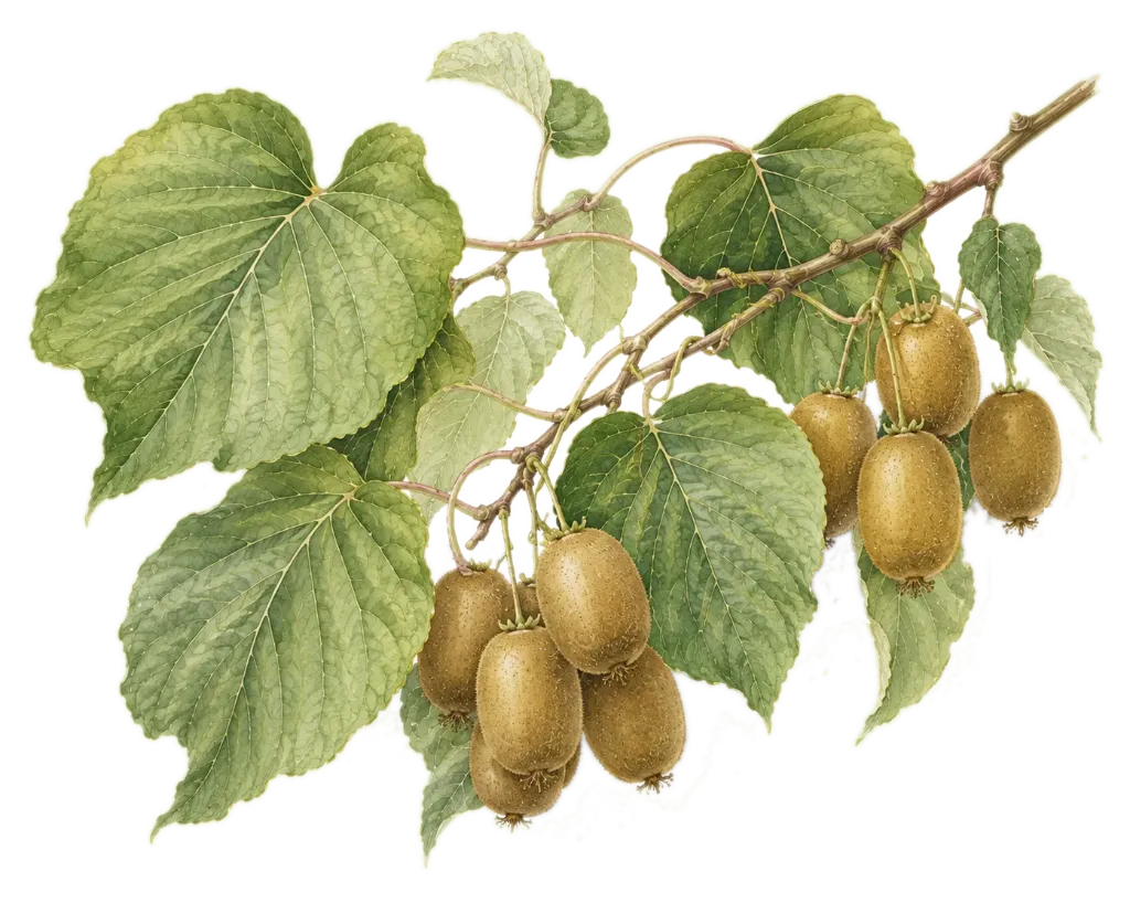 [Actinidia	deliciosa] Kiwi  - 'Hayward' ♀ (Conteneur 1,5l - 1 an)