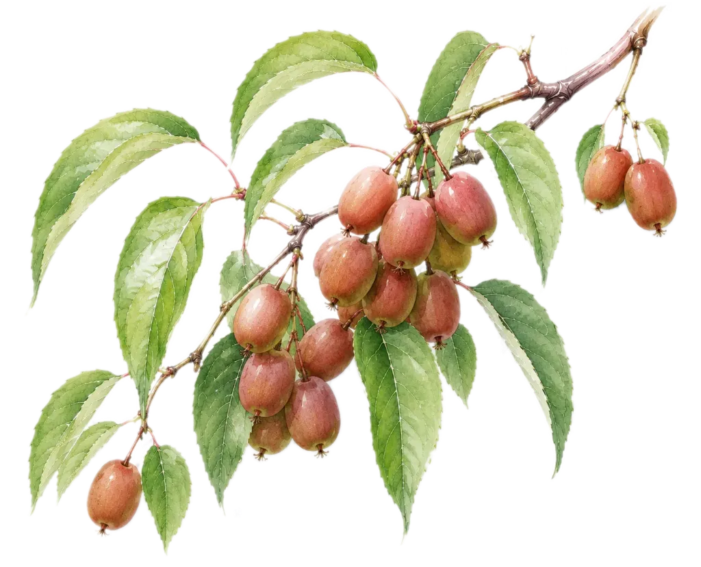 [Actinidia	arguta] Kiwaï  - 'Geneva' ♀ (Conteneur 1,5l - 1 an)